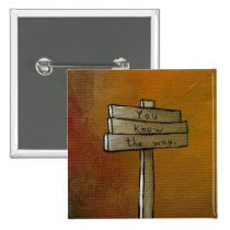 Motivational art fun unique painting Watch 4 Signs buttons