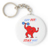 Motivational Cardio Fitness Exercise Keychain keychain