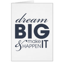 Motivational Dream Work Success Card