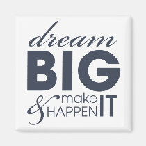 Motivational Dream Work Success magnets