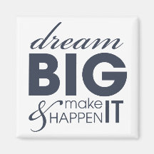 Motivational Dream Work Success Magnets