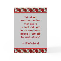 Motivational Greeting Card (Elie Wiesel) by ZazzleCelebrations Motivational Greeting Card (Elie Wiesel)