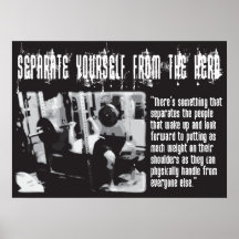 Motivational Gym Poster - Bench Press