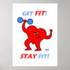 Motivational Inspirational Heart Fitness Poster print