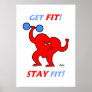 Motivational Inspirational Heart Fitness Poster