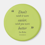 'Motivational Jim Rohn Quote' Magnet