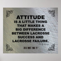 Motivational Lacrosse Poster 002