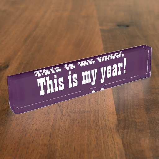 Motivational Plate Plaque for your desk Nameplates Zazzle