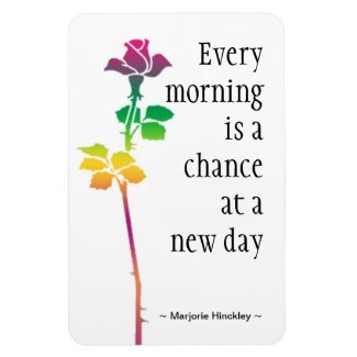Inspiring Quotes   on Motivational Quote Magnet   New Day Premiumfleximagnet