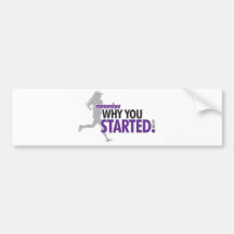 Motivational Running Bumper Stickers