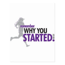 Motivational Running Post Card