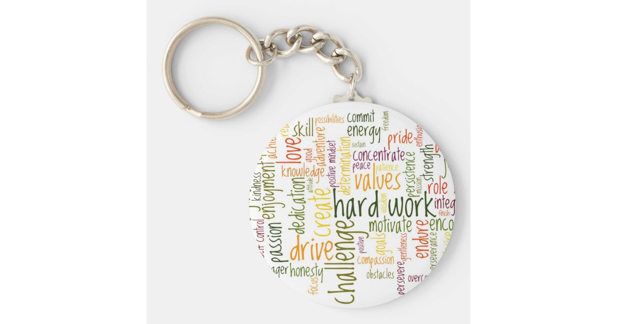Motivational Words 2 keychain Zazzle