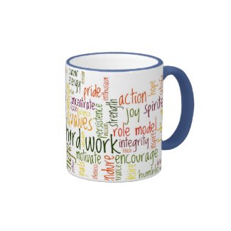 Motivational Words #2 ringer mug