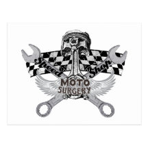 Moto addict postcards