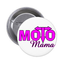 Moto Mama Pinback Button