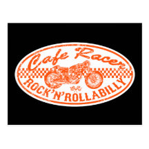 Moto racing postcard