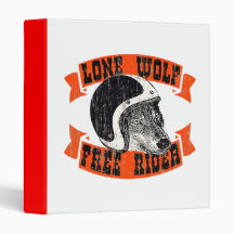 Moto riders 3 ring binder