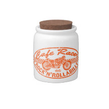 Moto riders candy dish