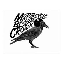 Moto riders post card