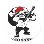 moto santa sticker