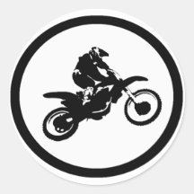 MOTO THE BASIX ROUND STICKER