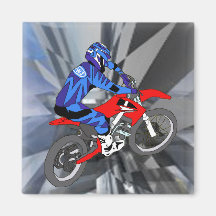 Motocross 204 refrigerator magnets