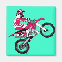 Motocross 300 fridge magnet
