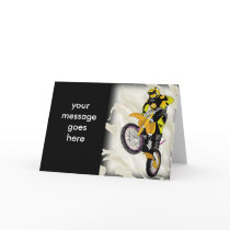 Motocross 409 greeting cards