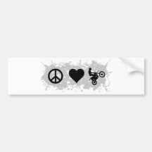 Motocross 4 bumper stickers