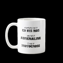 Motocross Adrenaline Dirt Bike Mug mugs