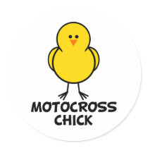 Motocross Chick stickers