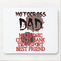 Motocross Dad Dirt Bike Mousepad mousepads