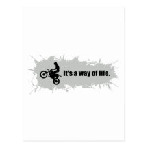 Motocross is a Way of Life Postcards