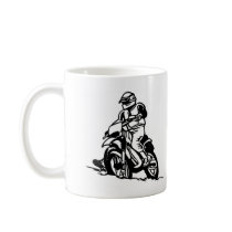 Motocross Motorcycle Coffee Mugs