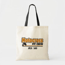 Motocross Pit Crew Canvas Bag