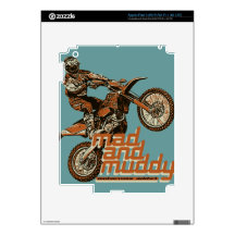 Motocross racing team iPad 3 skins