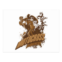 Motocross Rocks! Postcard