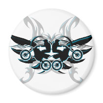 Motocross Tribal magnets