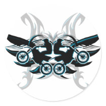 Motocross Tribal stickers
