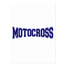 Motocross University Style Post Cards