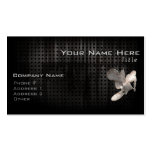 Motocross Whip; Cool Black Business Card Template