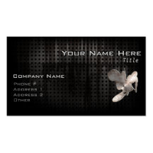 Motocross Whip; Cool Black Business Card Template