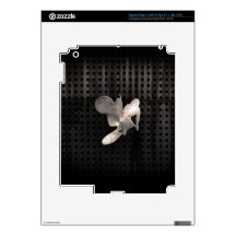 Motocross Whip; Cool Black iPad 3 Decal