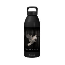 Motocross Whip; Cool Black Water Bottles