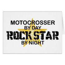 Motocrosser Rock Star by Night cards