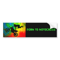 Motocrossing in a Solar Flare Up Bumper Stickers