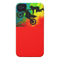 Motocrossing in a Solar Flareup Iphone 4 Covers