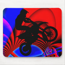 Motocrossing que va Loopy Alfombrillas De Ratones