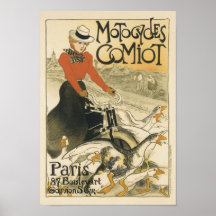 Motocycles Comiot By Theophile-Alexandre Steinlen Posters