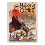 Motocycles Comiot - Paris Vintage Postcard